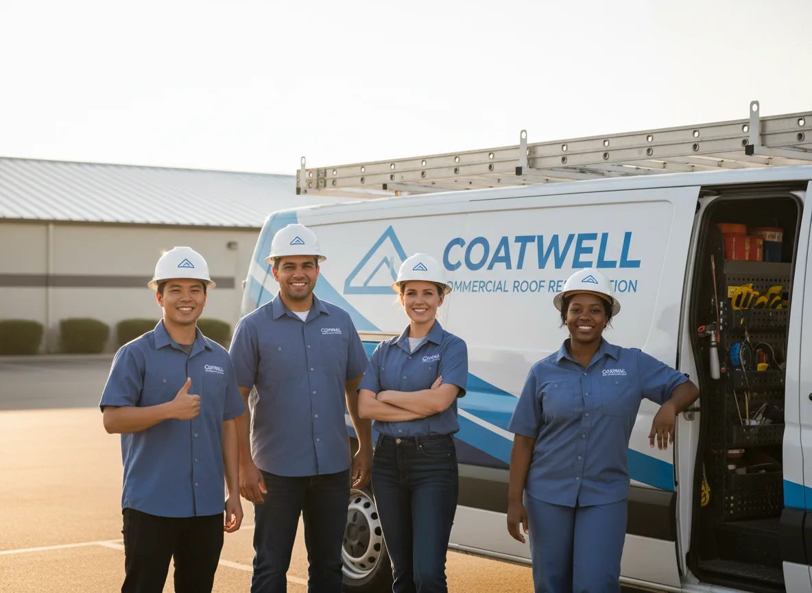 Commercial roof coating company in Lublin, WI